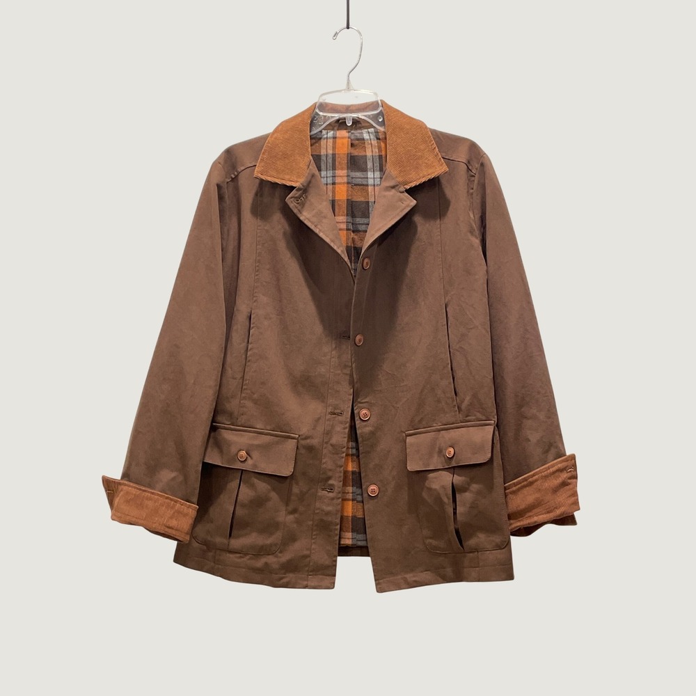 Womens Jacket Barn Chore Western Utility Countryside Fall Brown Gorp READ